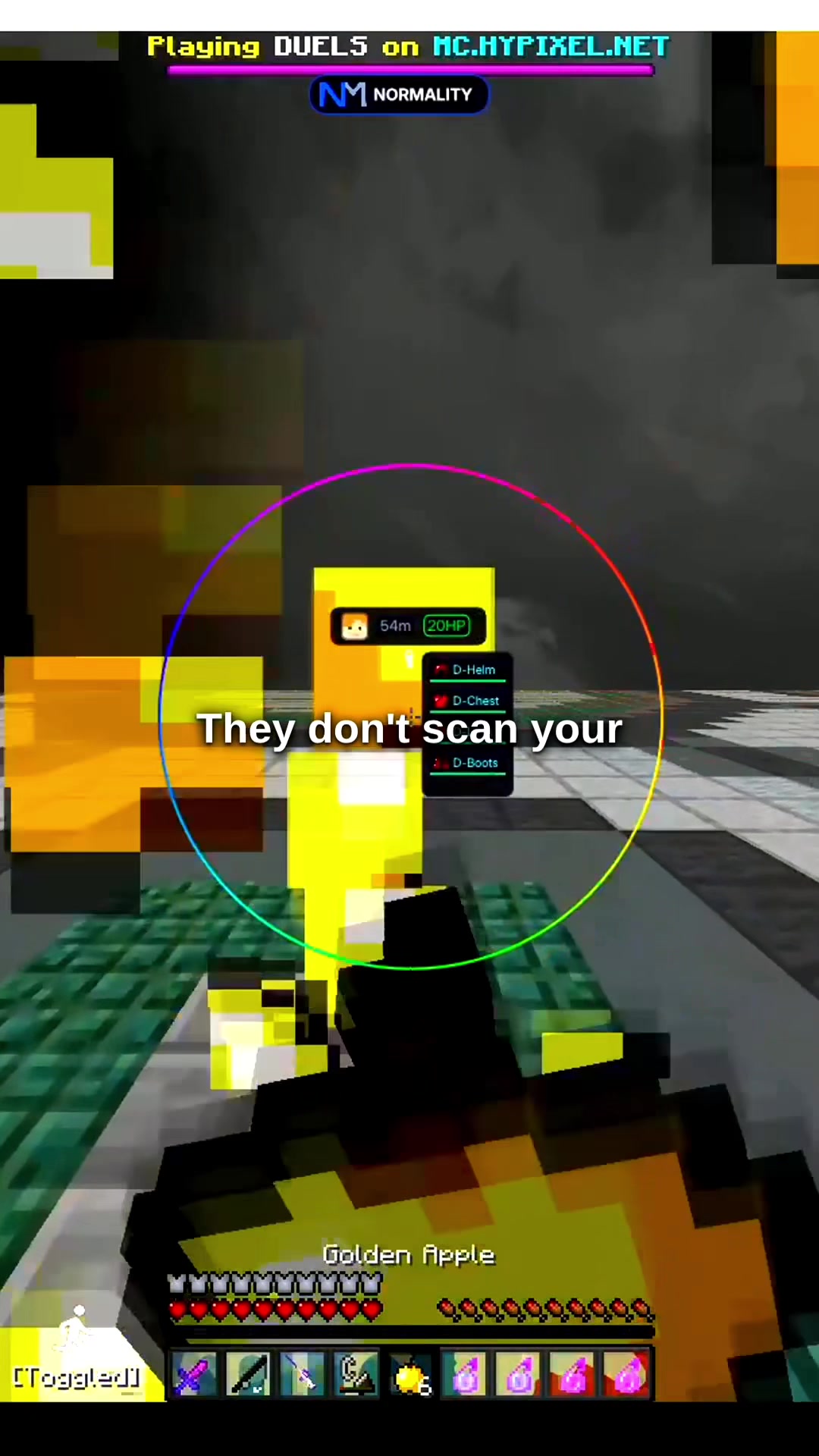 Think Minecraft servers scan your computer for hacks? Think again.❌ They don’t check your game files, They calculate your math. Here is hoe modern anti-cheats like GrimAC and Vulcan track your packets, compute 3.0-block eye raycasts, and predict your movement tick-by-tick. What should we break down next: Ghost clients or Installation tutorial? Drop it below 👇 #minecraft #anticheat #grimac #hypixel #minecraftpvp 